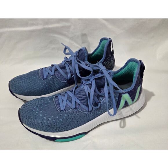 New Balance FuelCell 100 Trainer Stellar Blue Sneakers Woman's Size 11 - Picture 2 of 8